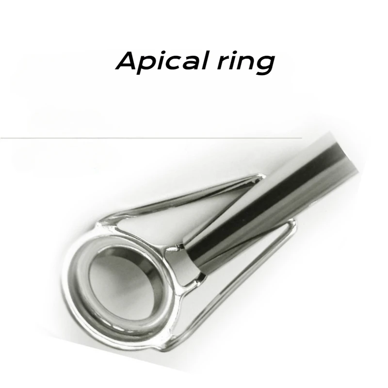 1 Juego de 7 paquetes de accesorios para caña de mar, sección de acero al carbono, accesorios de anillo guía, guía para caña de pescar, suministros de pesca oculares - imagen 3