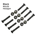 Tornillo Hexagonal Negro M5x30