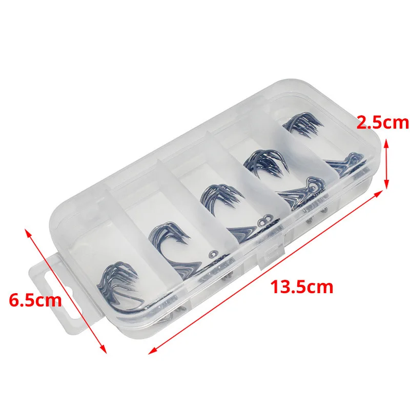 Anzuelo de manivela de alta resistencia, gancho de púas de acero al carbono, señuelo de pesca suave, anzuelos de manivela de vientre ancho, accesorios de pesca - imagen 5