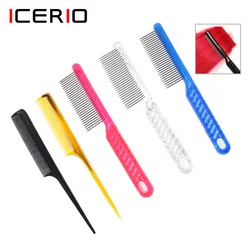 ICERIO-peine de plástico para atado de moscas, 1 piezas, de fibra sintética, para pelo de oveja y ciervo, de cabra peinada