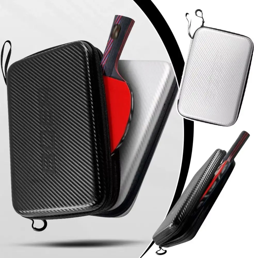 Bolsas de raqueta de tenis de mesa de carcasa dura, bolsa de almacenamiento de Ping Pong impermeable a prueba de polvo, funda protectora profesional - imagen 4
