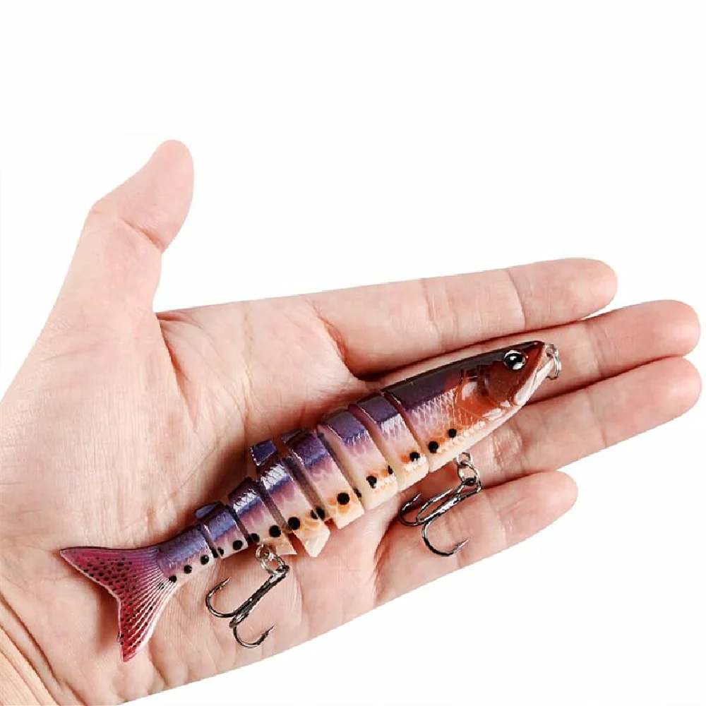 1 Uds. Señuelos de pesca para nadar Wobblers 12cm 20g Artificial multisección SwimBait Crankbait JerkBait Trolling Pike carpa aparejos - imagen 2