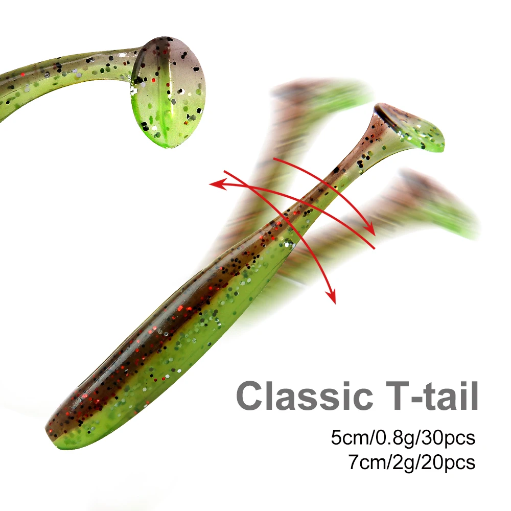 HappyJack 7cm 5cm silicona Artificial doble Color Wobblers pesca de carpa señuelos blandos material japonés Eazi Shiner SwimBaits - imagen 2