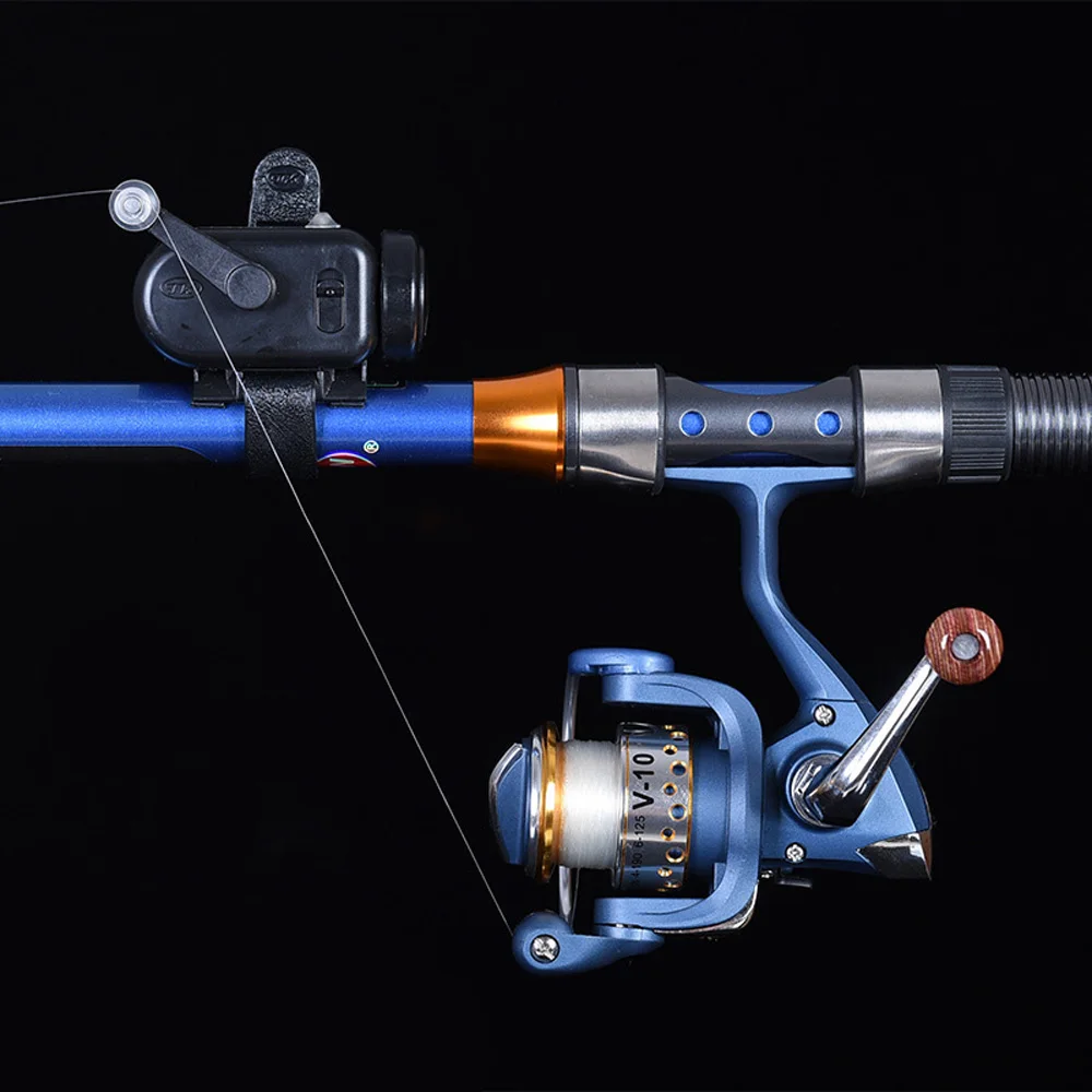 Juego de alarma de mordedura de pesca inteligente de carpa inalámbrica de alta sensibilidad con luces LED de sonido indicador de mordedura 2 tamaños - imagen 3