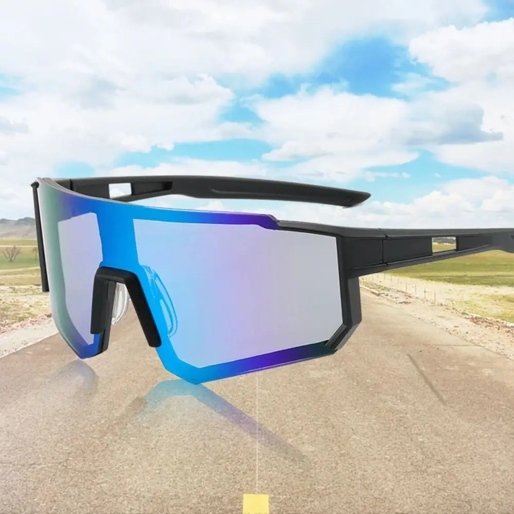 Gafas de sol de ciclismo resistentes a los rayos UV, lentes HD a prueba de viento, cómodas, coloridas, para deportes al aire libre y viajes, UV400 - imagen 3