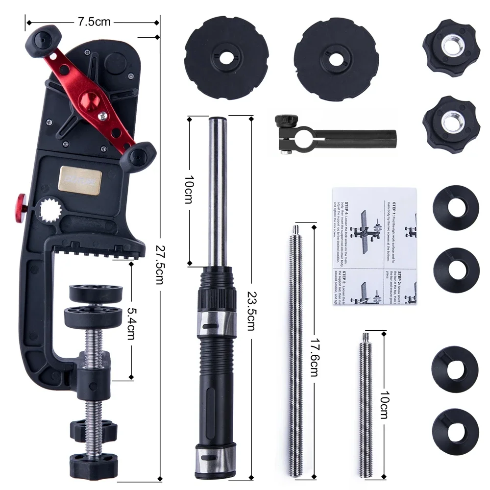 Goture-carrete de pesca de doble Pie, sistema de estación de carrete de pesca portátil, máquina bobinadora de línea de carrete Baitcaster - imagen 3