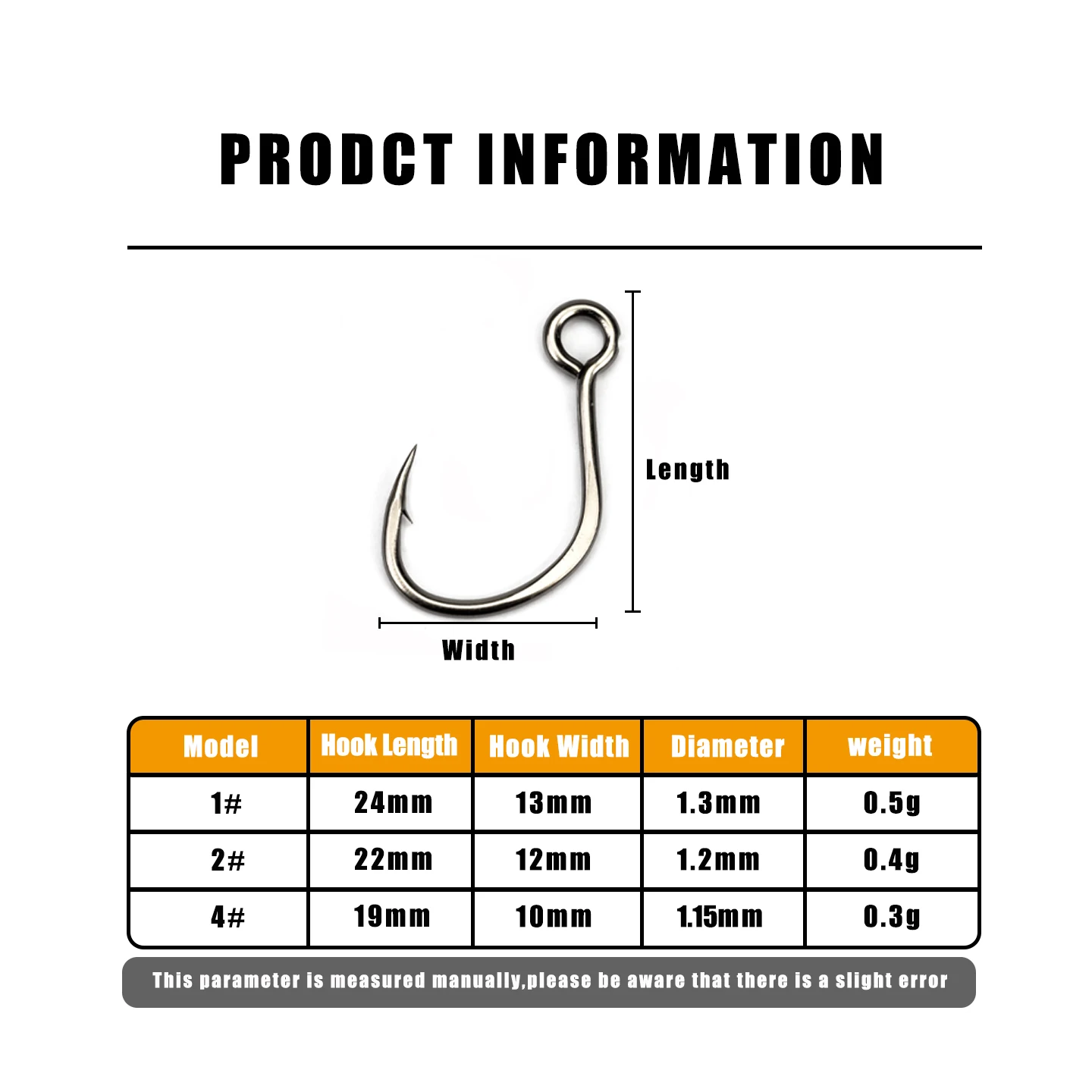 Nuevo 10 Uds señuelo de pesca anzuelo de repuesto 5X fortalece individual 33 anzuelos en línea ojo grande tamaño 1 2 4 aparejos de acero alto en carbono - imagen 3