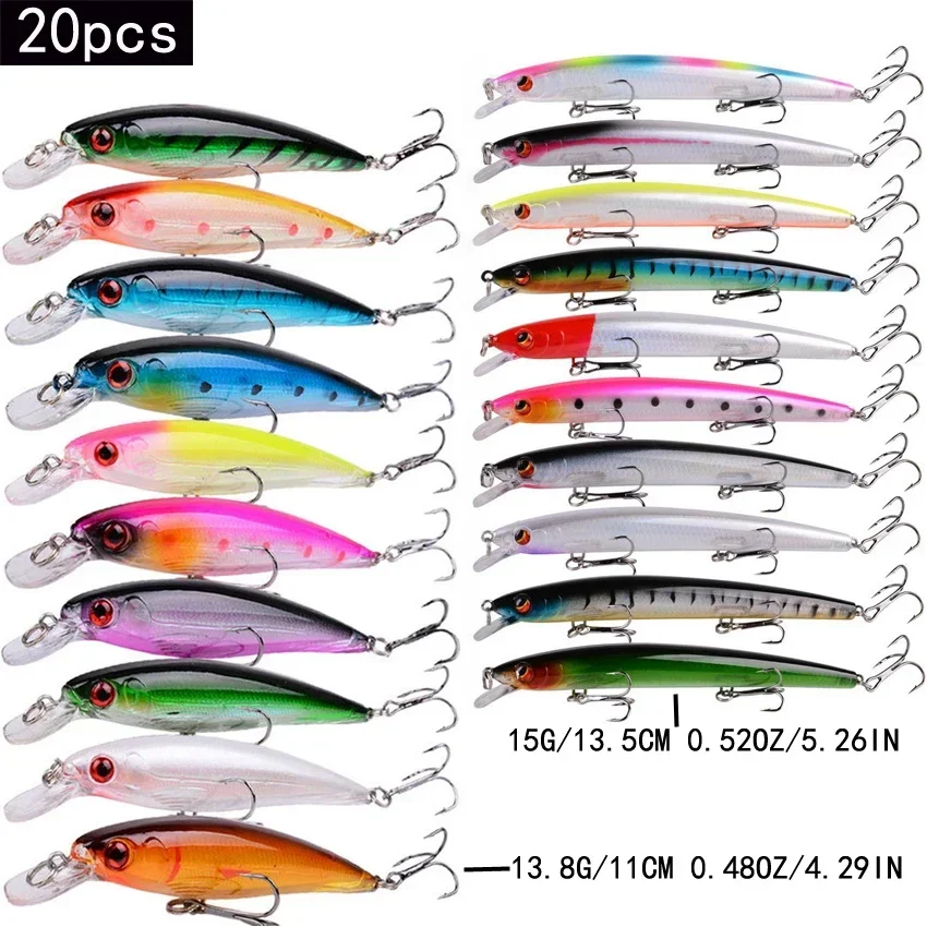 B-20pcs Lures