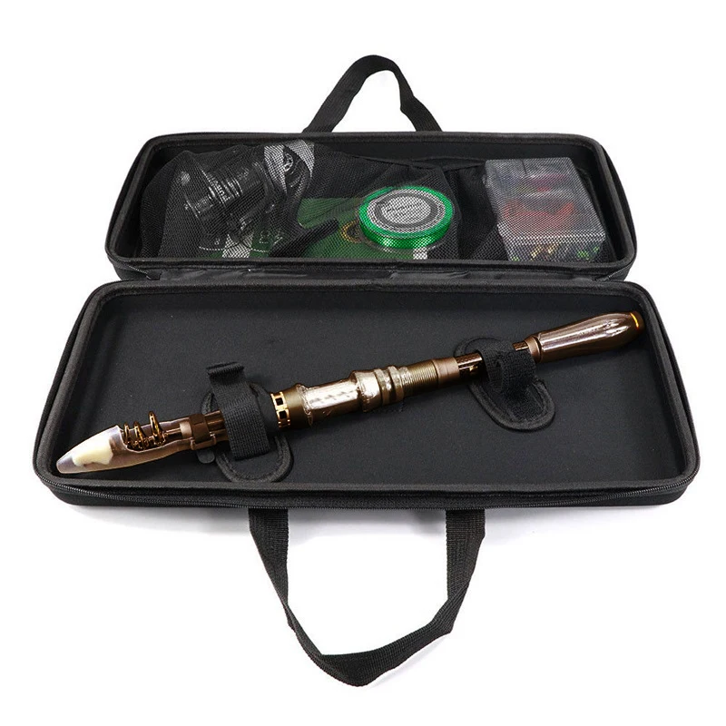 Combos de caña de pescar Fishdrops con caña de pescar telescópica y carrete de pesca giratorio, señuelo, sedal, piezas de pesca - imagen 3