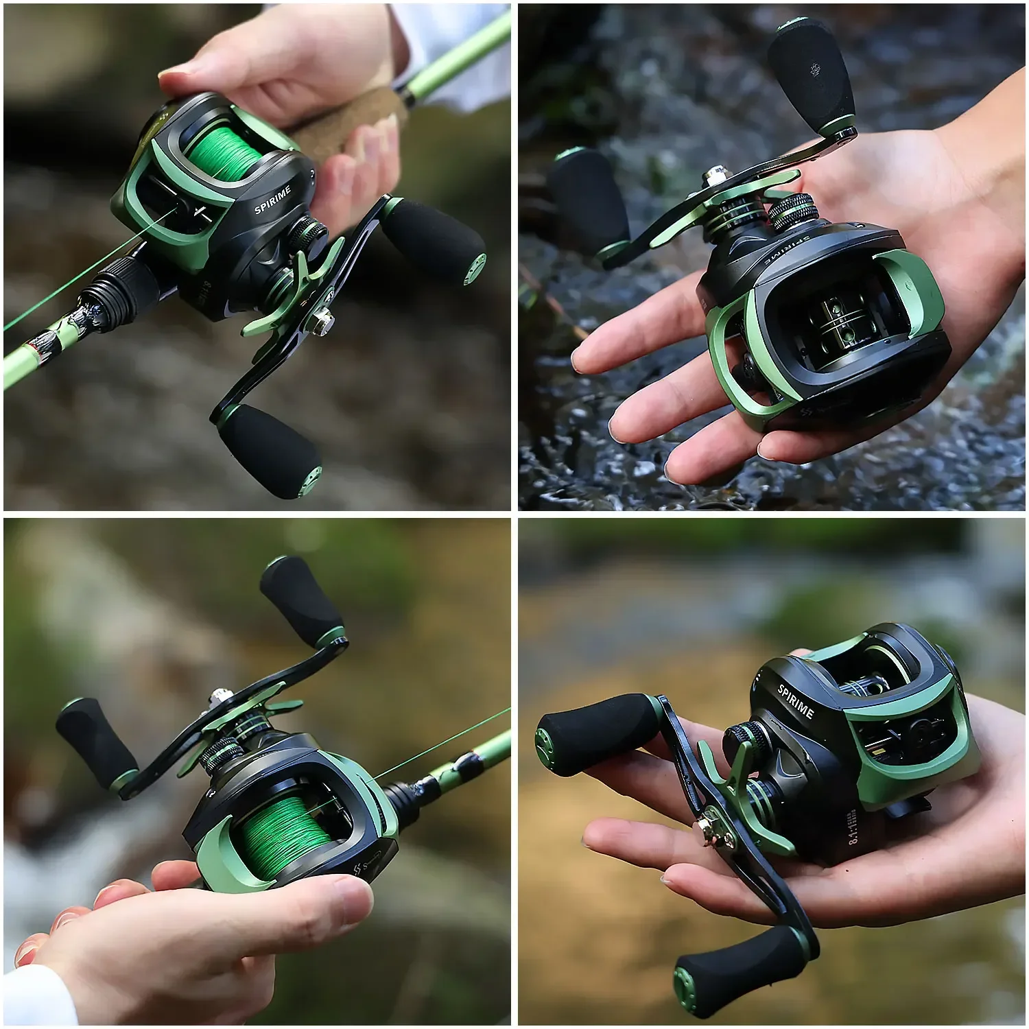 Sougayilang-carrete de fundición de 8Kg, arrastre máximo 8,1: 1, relación de engranaje de alta velocidad, carrete de pesca súper suave para carpa, aparejos de pesca de lubina - imagen 4