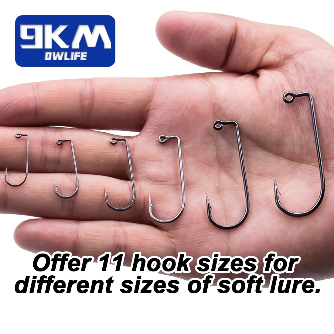 Fishing Jig Hook 50~100Pcs Degree Jig Hook High Carbon Steel Long Shank Jig Head Mold Aberdeen Hook Saltwater Fishing Tackle - imagen 5