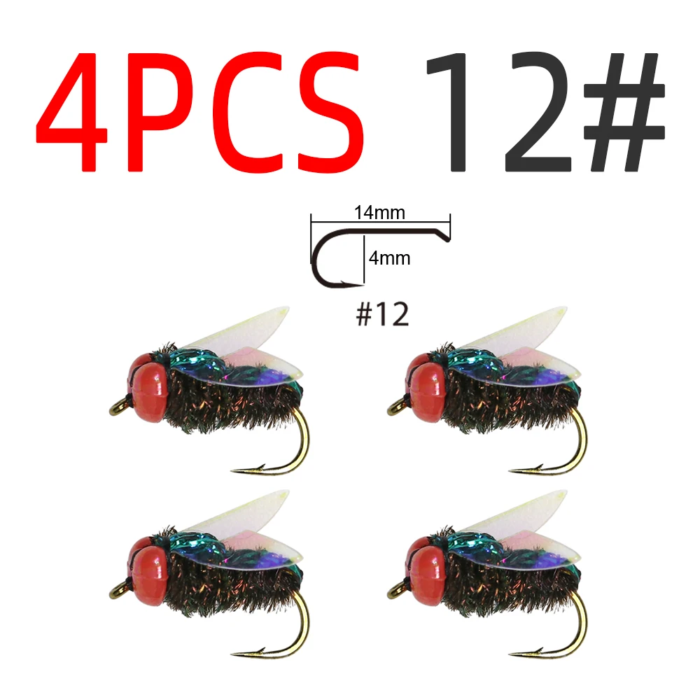 4PCS Hook Size 12
