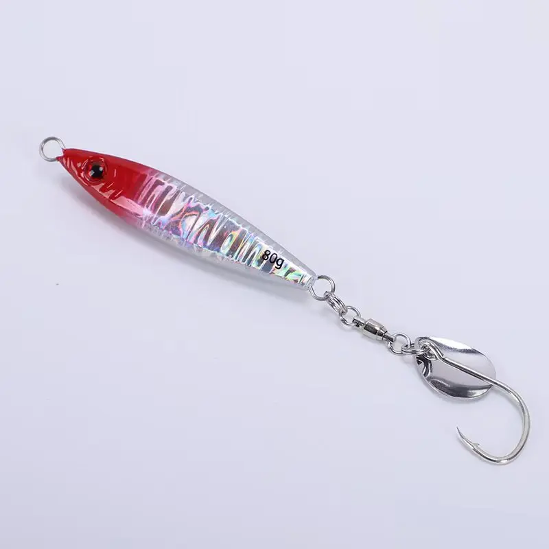 30g 40g 60g 80g brillo luminoso metal lubina caballa amarillo croaker snapper señuelo de pesca cebo de pesca fundido jigging señuelo barco - imagen 5
