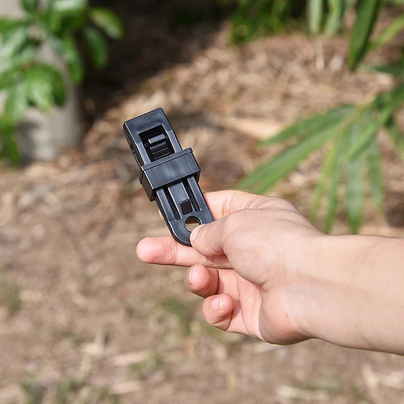 Clip fijo para tienda de campaña al aire libre, accesorio de plástico para refugio de toldo, resistente al agua, fijación de tela para sombrilla, 1 unidad - imagen 4