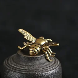 Figuritas de abeja de latón – Miniaturas de té para decoración del hogar