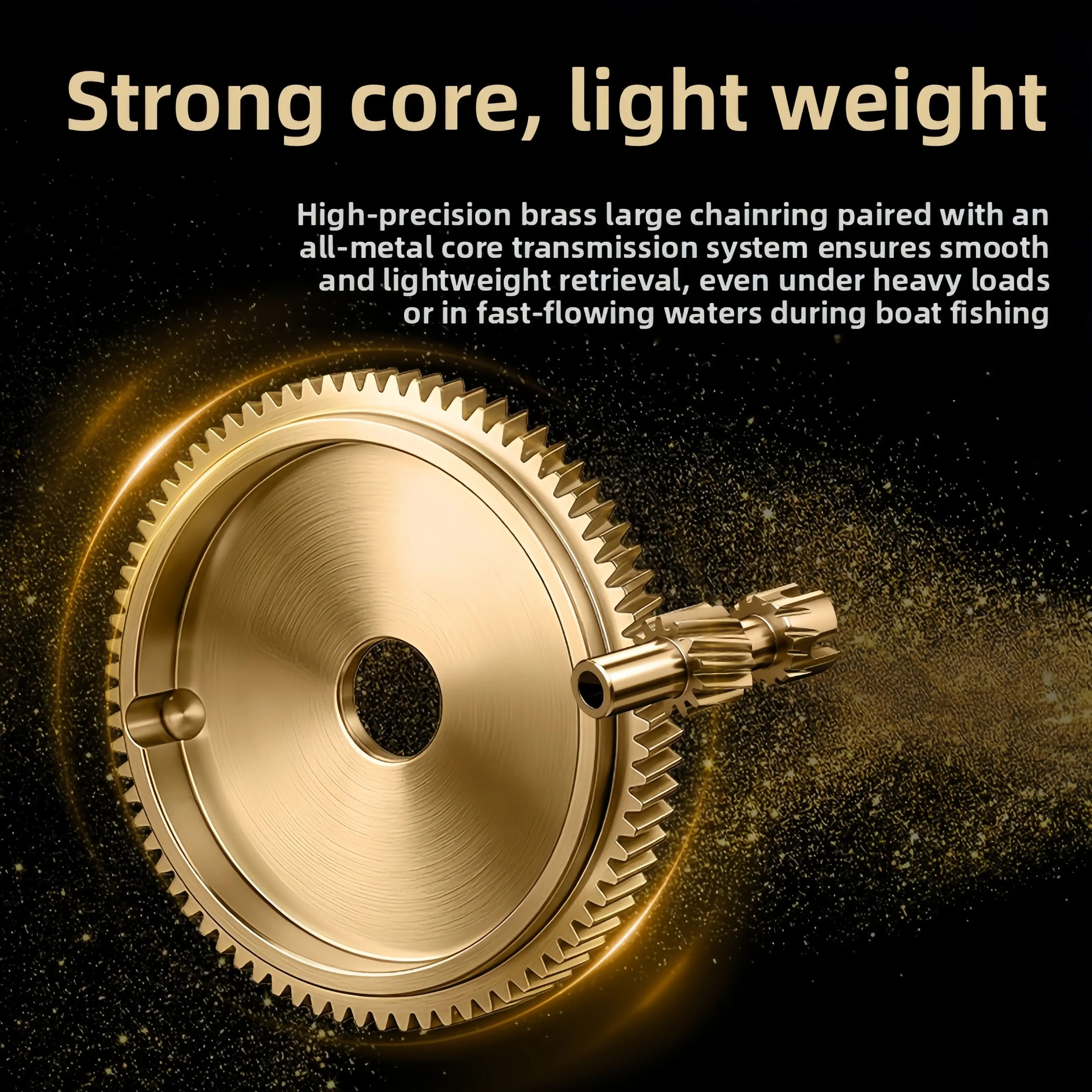 Carrete Baitcasting Ecooda Star Flame X-600 de gran potencia - imagen 5
