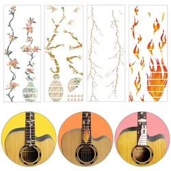 Pegatina diapasón guitarra PVC para incrustaciones y decoración