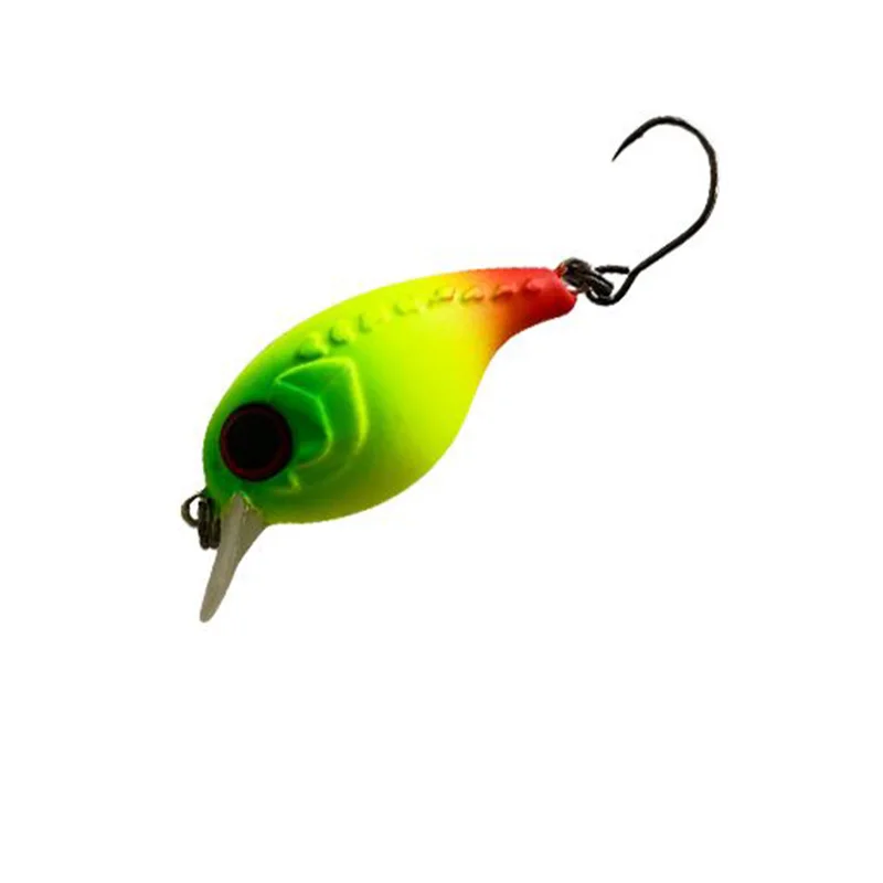 BassLegend pesca flotante Mini Crankbait señuelo de plástico duro lubina Lucio trucha salmón señuelo 28mm 2g ultraligero Wobbler - imagen 4