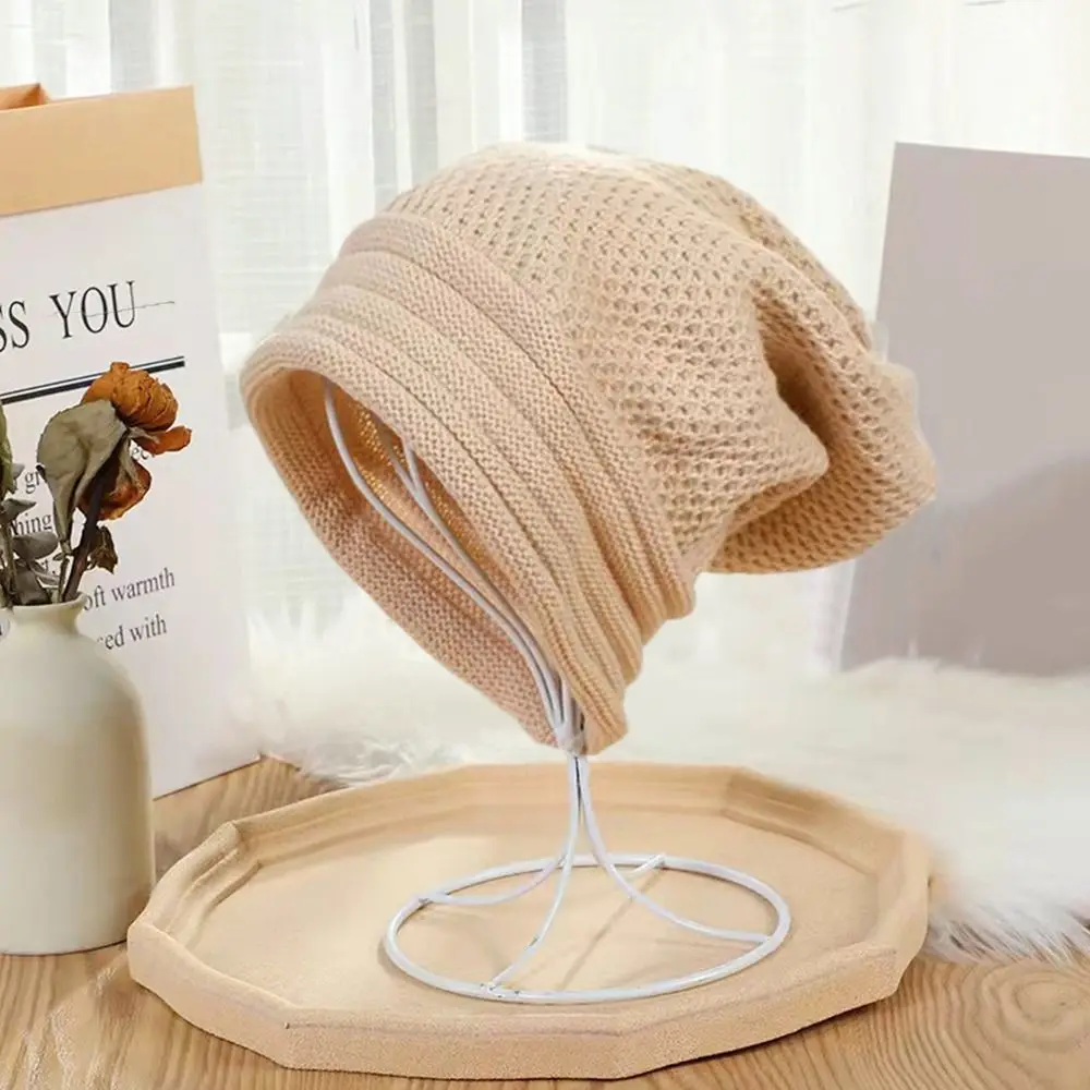 Gorro de lana tejido para esquí invierno