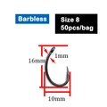 Barbless-Size 8