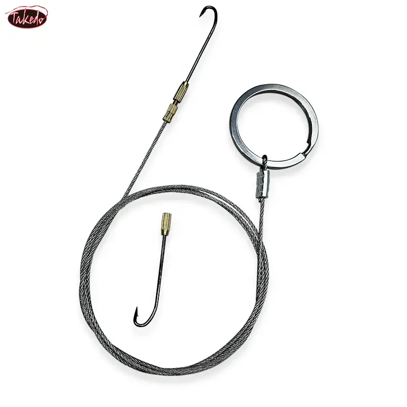 TAKED AHZ02 grupo de anzuelos de Anguila superior para Pesca en agua dulce vástago largo 304 anzuelo de Pesca de acero inoxidable para Anguila, pantano, Tilapia, Pesca - imagen 3