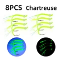 8pcs Chartreuse