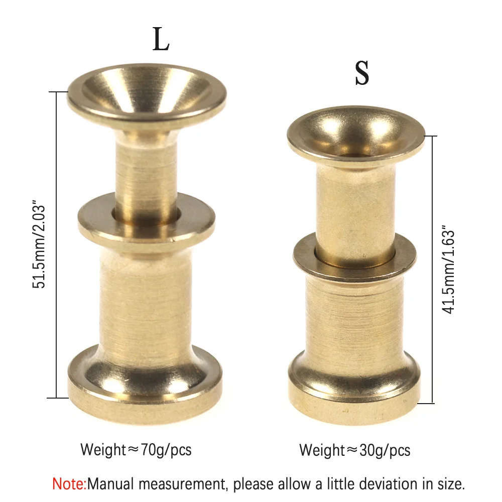 Wifreo-apilador de pelo de latón desmontable, pluma de pelo de fibra sintética, Material para atado de moscas, herramienta para hacer moscas, 1 ud. - imagen 3