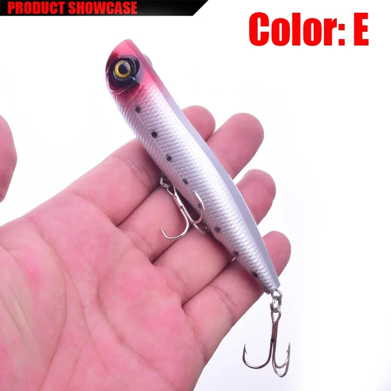 Señuelo de pesca con lápiz, 11cm, 15g, cebo duro Artificial profesional, ojos naturales 3D, Wobblers, aparejos de pesca Crankbait, 1 ud. - imagen 3