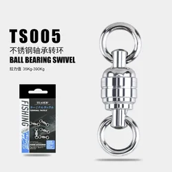 TS005 Conector Giratorio de Pesca Rodamiento Inoxidable – Agua Salada