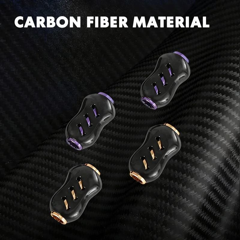 Pomo Carrete VIKINGAR Carbono Aluminio Eje 4mm - imagen 4