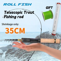 Caña telescópica Rolfish Ultra Light para trucha – Plegable viaje