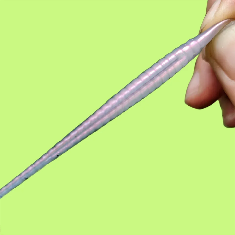 MUKUN-pez de cola de calamar suave pequeño, cebo de carretera, 70mm, 1,8g, lote de 10 Uds. - imagen 2