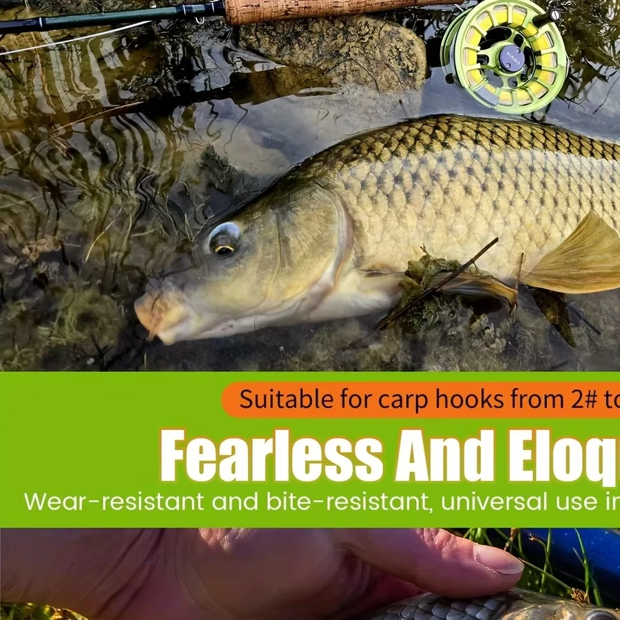 YOTO Montaje feeder para carpa - Hair rig con fluorocarbono duradero - imagen 3