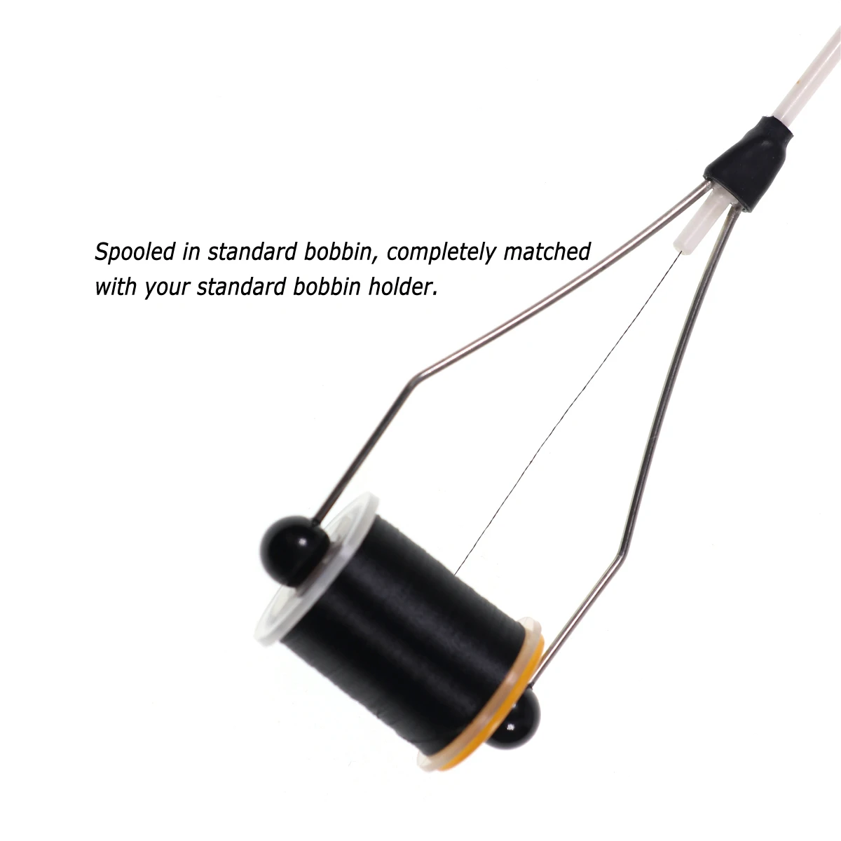 Wifreo-Hilo de atado de moscas 50D, hilo para moscas secas pequeñas, trucha, bajo, Material de línea corporal, Blanco, Negro, amarillo, 1 unidad - imagen 3