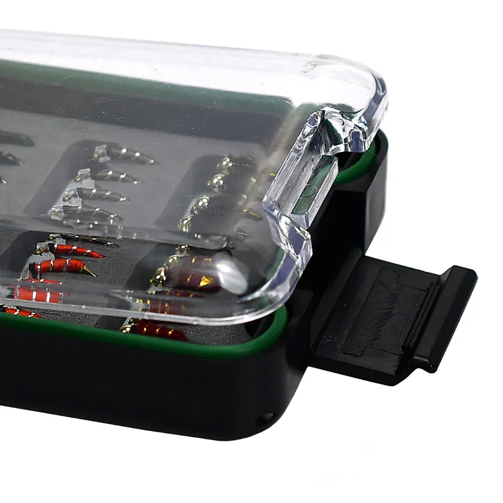 MNFT 36 unids/caja colección de moscas de pesca de trucha serpentinas de ninfa húmeda seca Perdigon Euro surtido de moscas con caja señuelos de pesca con mosca - imagen 4