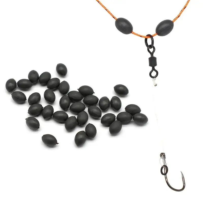 Accesorios de pesca de carpa, cuentas espaciales de tungsteno para núcleo de plomo, sin plomo, línea de anzuelo de pesca, aparejo Chod, aparejos de carpa, 10 Uds. - imagen 2