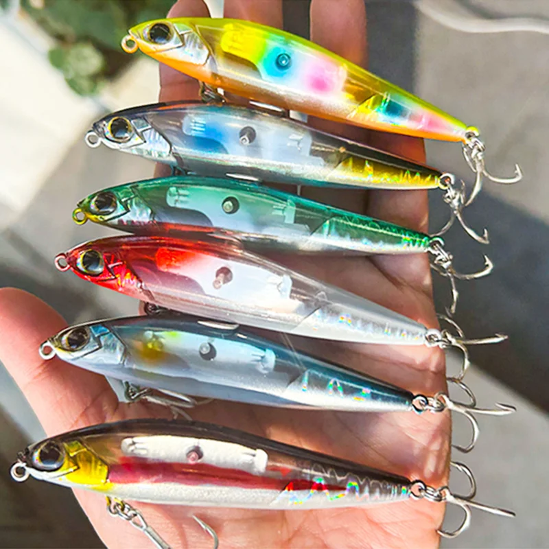 Cebo lápiz hundimiento lento lucio – Jerkbait Wobbler Flash - imagen 5