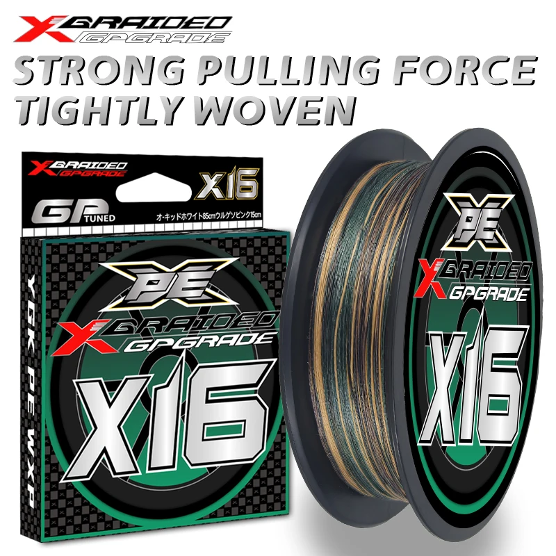 YGK X16 – Sedal Trenzado Multifilamento para Pesca en Mar