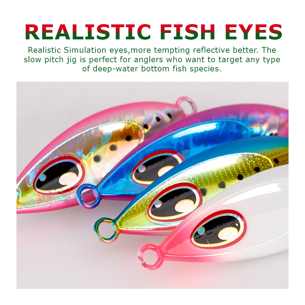 Señuelo jig metálico Tolu para pesca vertical en agua salada - imagen 2