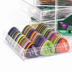 24-50 uds/1 caja 0,58-1,5mm púas de guitarra Alice bajo eléctrico acústico mediador accesorios de guitarra espesor púas de guitarra