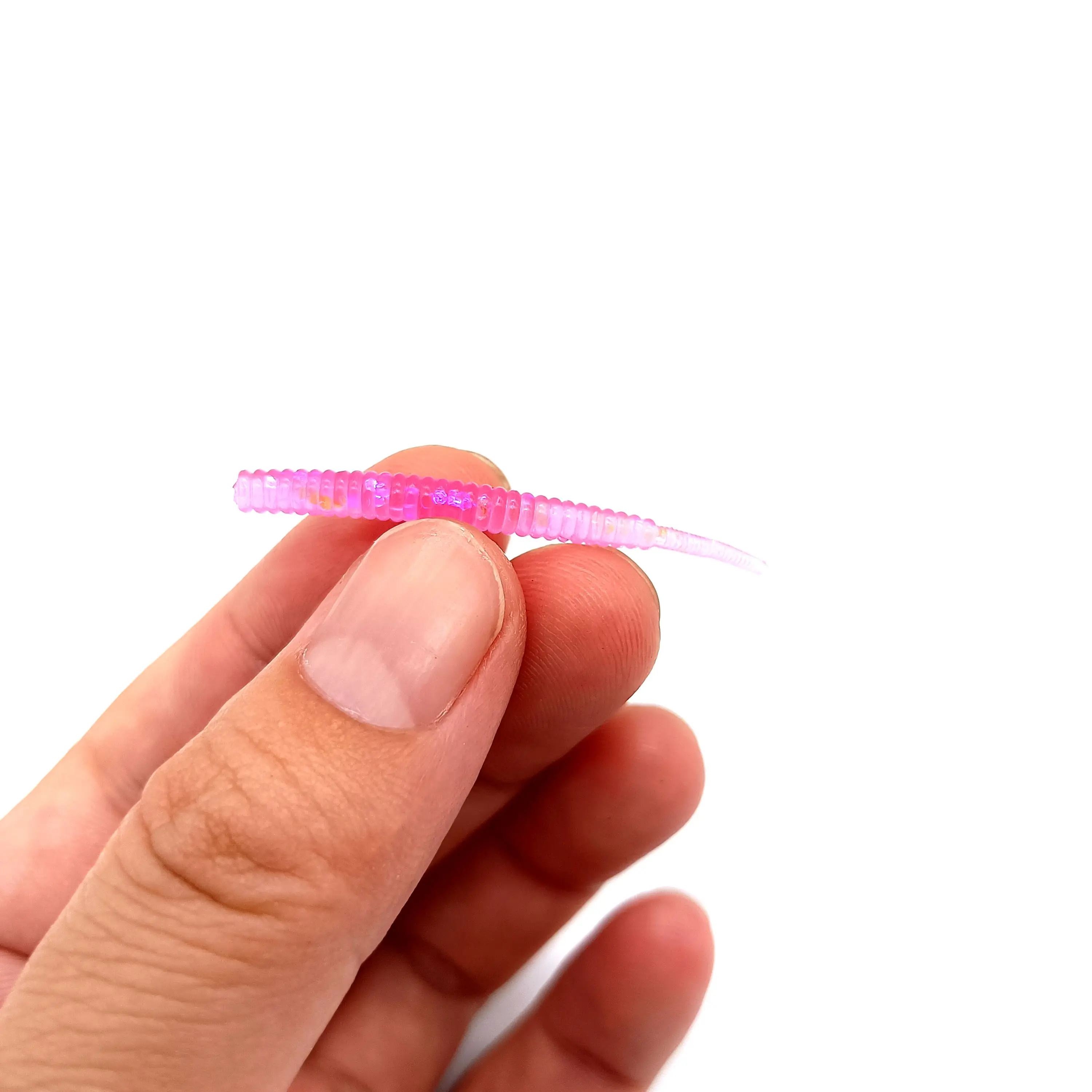 DUODUOYU Señuelo Silicona Mini Cola Aguja – Pesca Spinning y Curricán - imagen 5