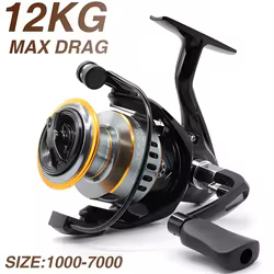 ROOBLINOS HE nuevo 5,2: 1 carrete giratorio 1000/5000 carrete de fundición suave carrete de pesca Convertible izquierdo derecho para pesca redonda