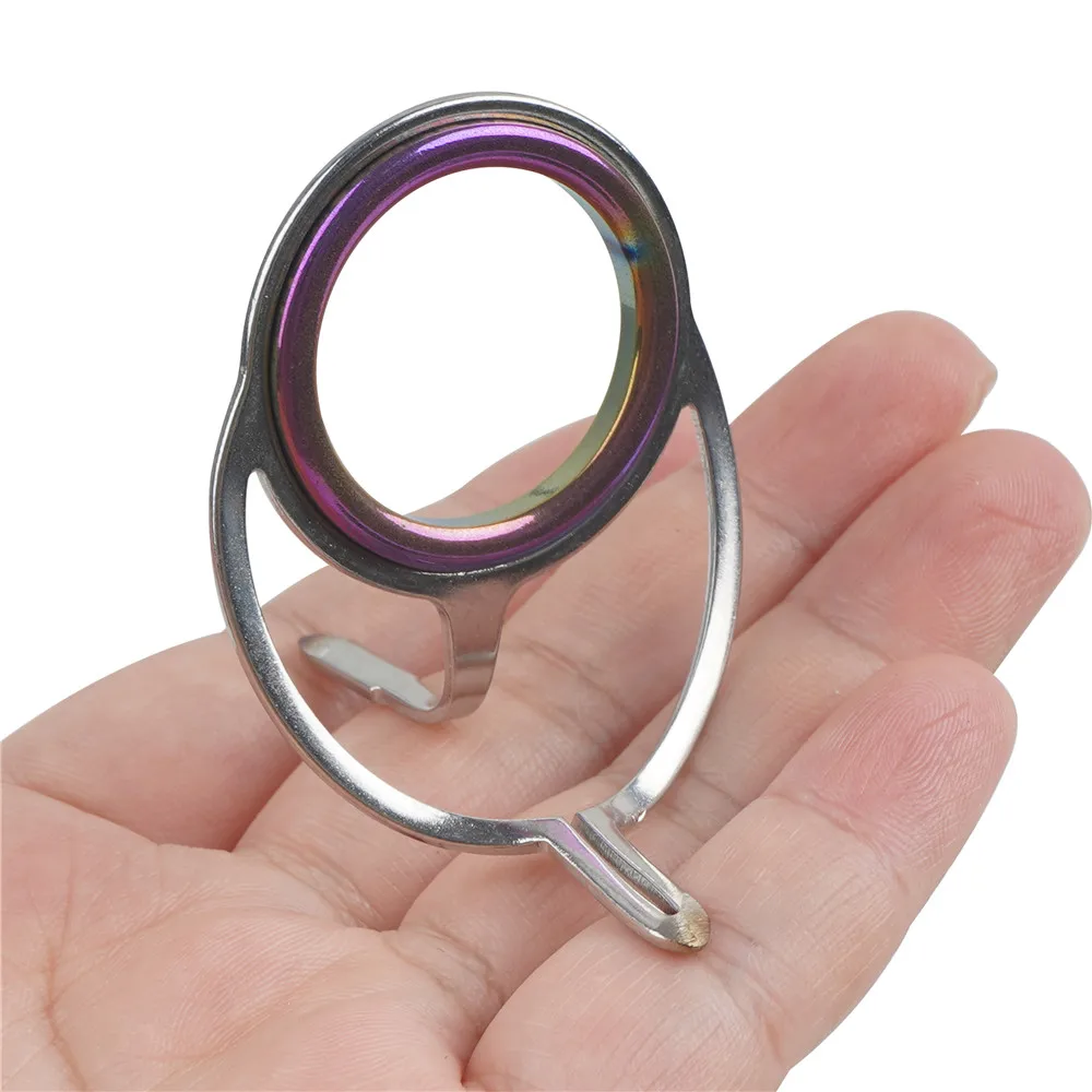 Juego de guías de caña de pescar de 7/14/21 piezas, Kit de reparación de ojales, anillo de cerámica, Baitcasting/Spinning - imagen 5