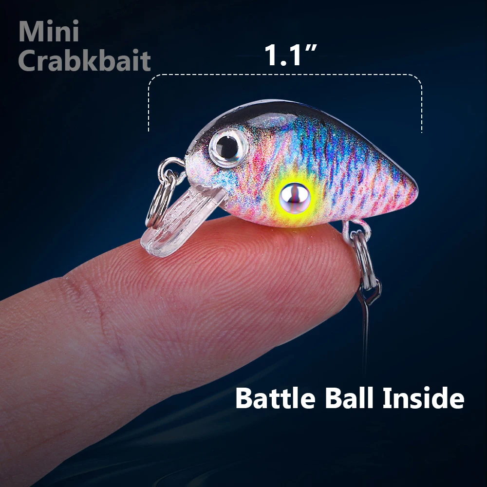 Mini Crankbait HERCULES – Señuelo artificial con anzuelo único - imagen 4