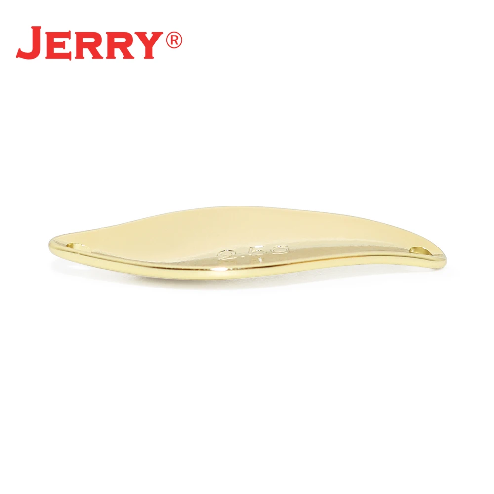 Jerry-cucharas de Pesca de latón, 50 piezas, sin pintar, color blanco, para trucha, parpadeantes - imagen 5