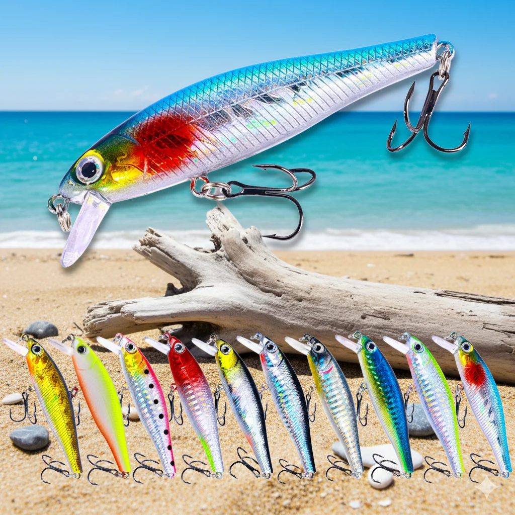 Minnow Wobbler Señuelo para Lubina y Lucio