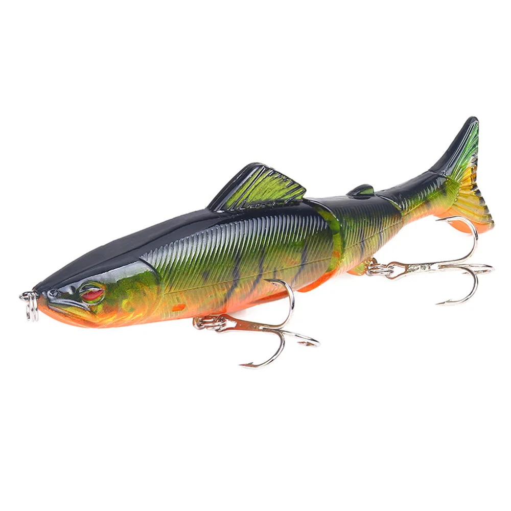 6 uds cebo conjunto Swimbait Wobbler 130mm 18g señuelo de pesca cebo duro Artificial Minnow Crankbait lubina perca carpa aparejos de pesca - imagen 3