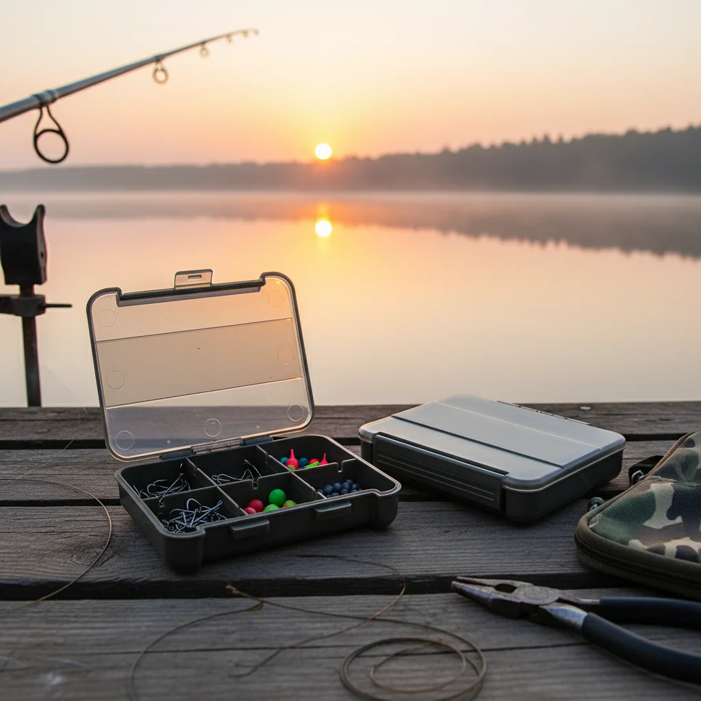 Caja de señuelos de pesca portátil, caja organizadora de rejillas múltiples con tapa para señuelo de pesca, anzuelo flotante, cebo Luya, aparejos de pesca al aire libre - imagen 3