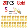 20pcs Gold S