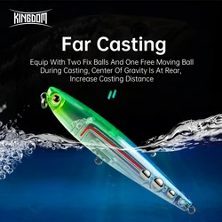 Swimbait flotante Kingdom Topwater para Lucio